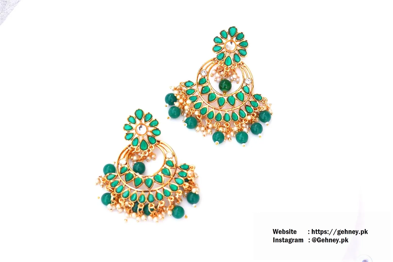 Emerald Ruby Earrings 