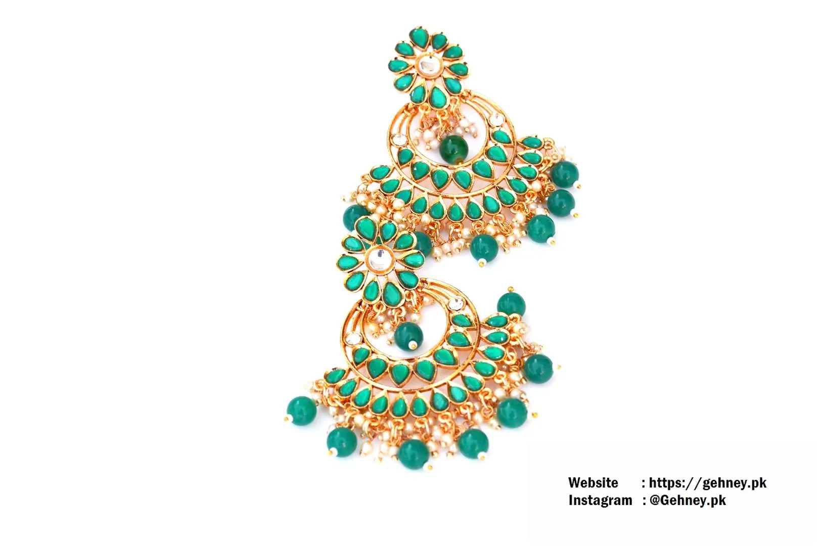 Emerald Ruby Earrings 