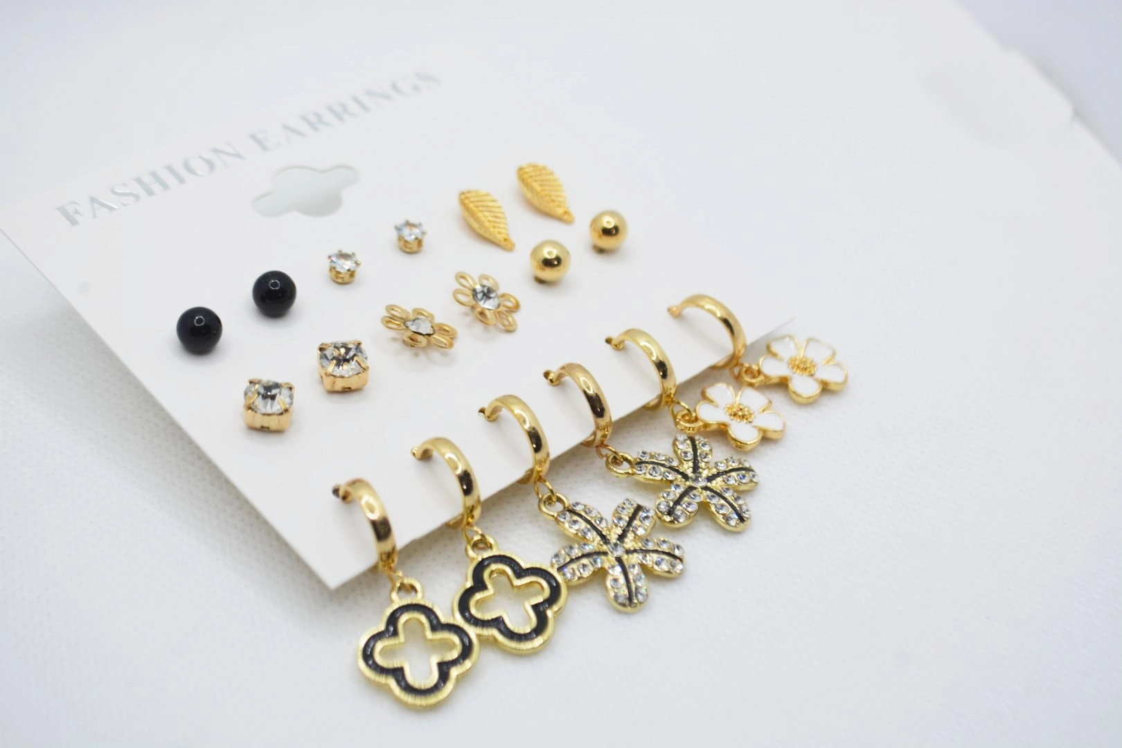 High Quality Fashion Studs Set Of 9